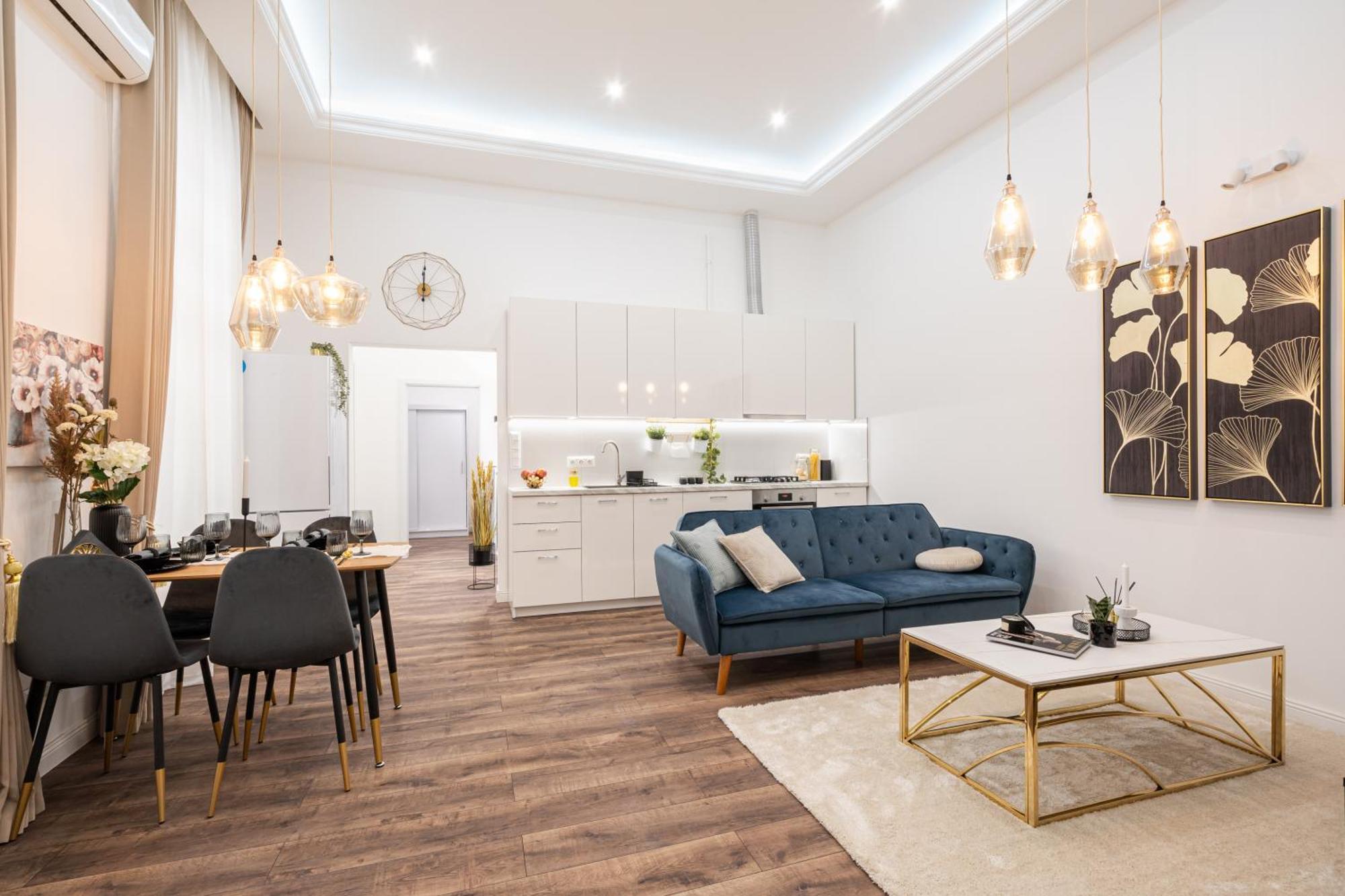 Blue Velvet Luxury Apartment Budapest Bagian luar foto