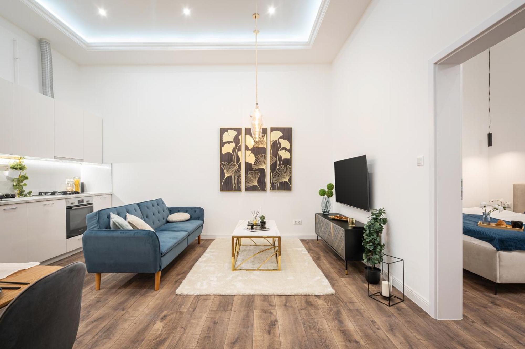 Blue Velvet Luxury Apartment Budapest Bagian luar foto