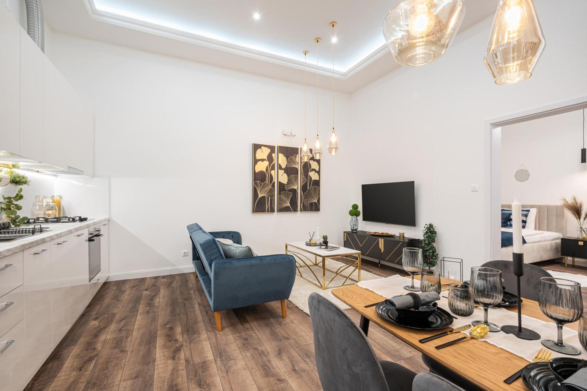 Blue Velvet Luxury Apartment Budapest Bagian luar foto